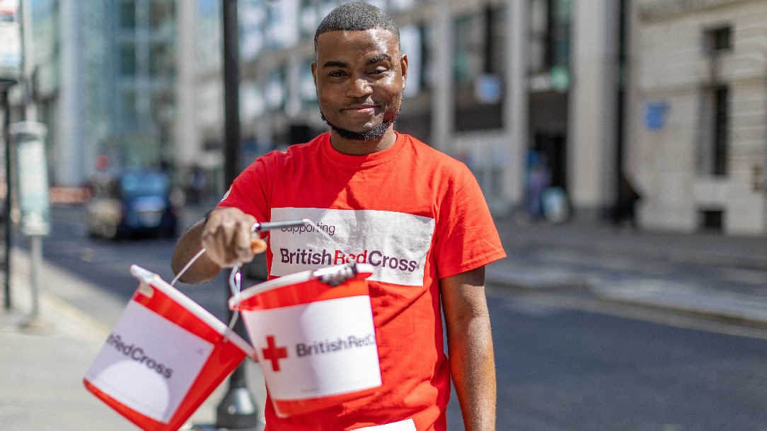 Tosin, British Red Cross volunteer